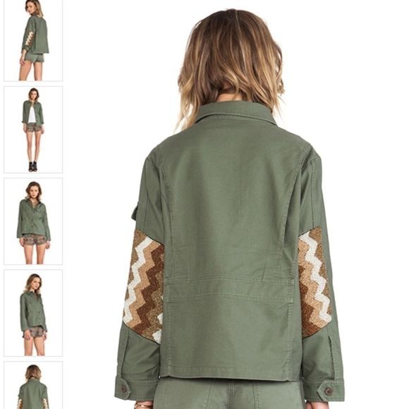 Capulet Oversized Embellished Military Jacket LNC - Picture 3 of 8